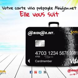 Carte Visa Prépayée Abidjan.net 2